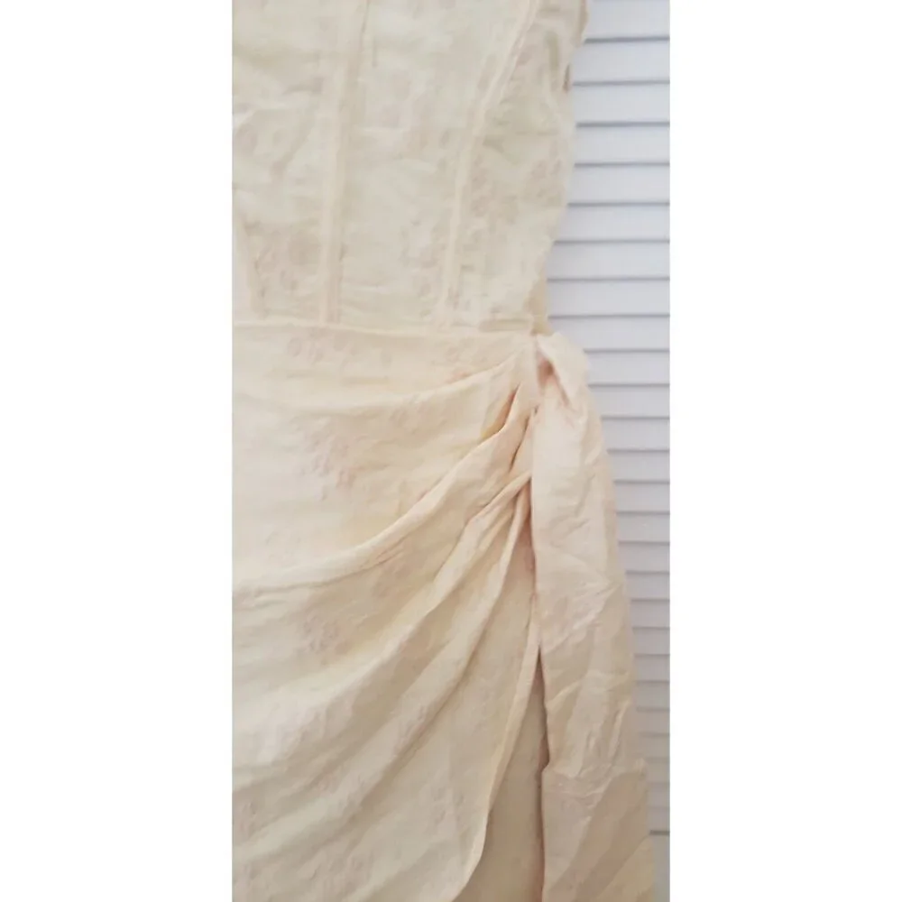 NWT STORIA DAISY EMBOSSED PRINT STRAPLESS CORSET MINI DRESS GIRLS  SIZE LARGE(8) - Picture 5 of 12